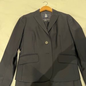 Jcrew navy suit, size 6 (see details)